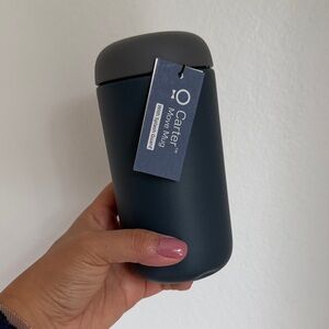 Fellow Carter Move Mug - Deep Teal Travel Cup with Gray Lid